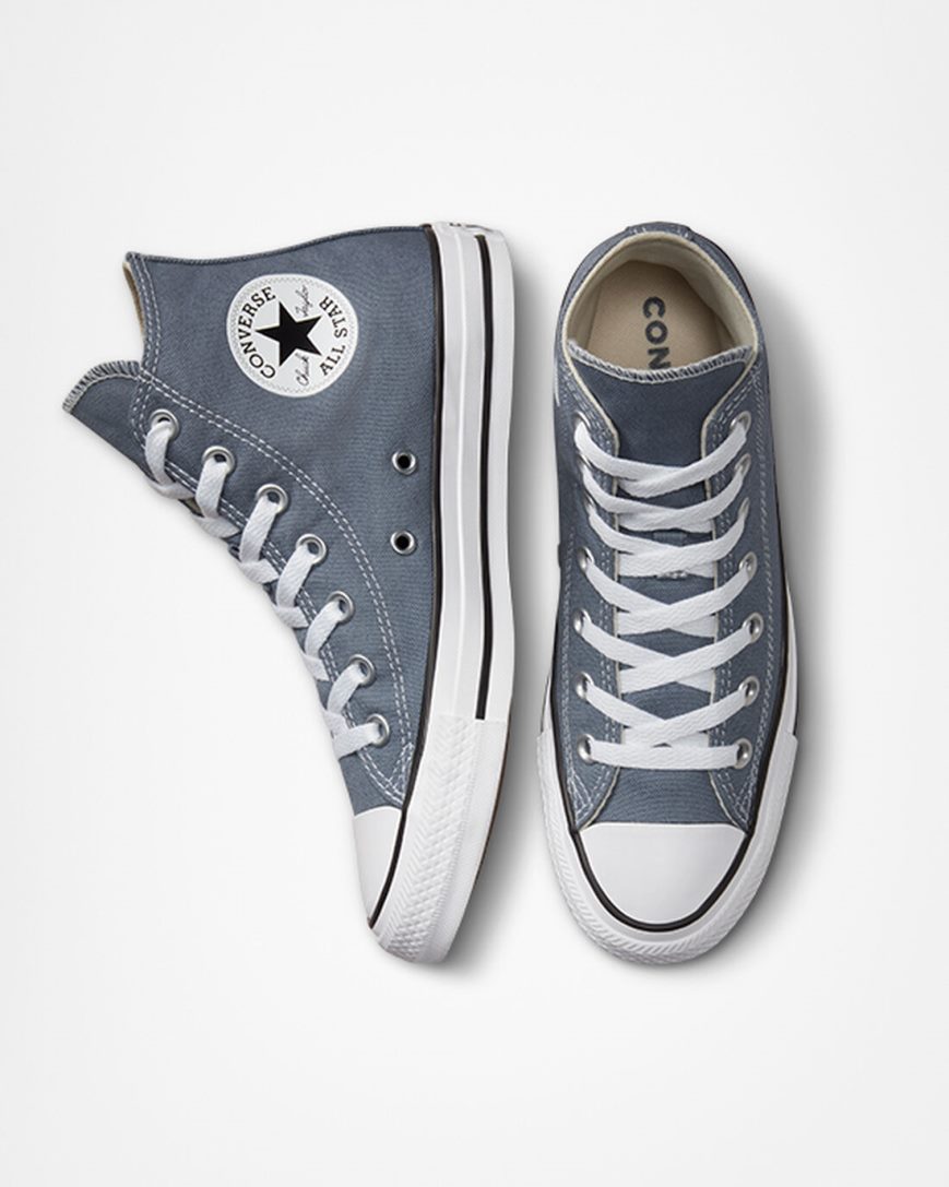 Tenisi Inalti Barbati Converse Chuck Taylor All Star Seasonal Color Gri | RO CSUDK472